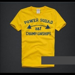 NWT Abercrombie kids a&f kids classic logo tee